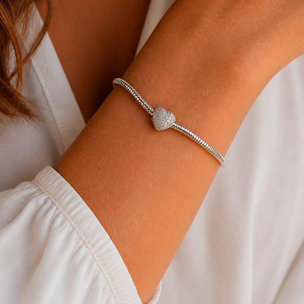 Pulseira Cravejada em Prata 925