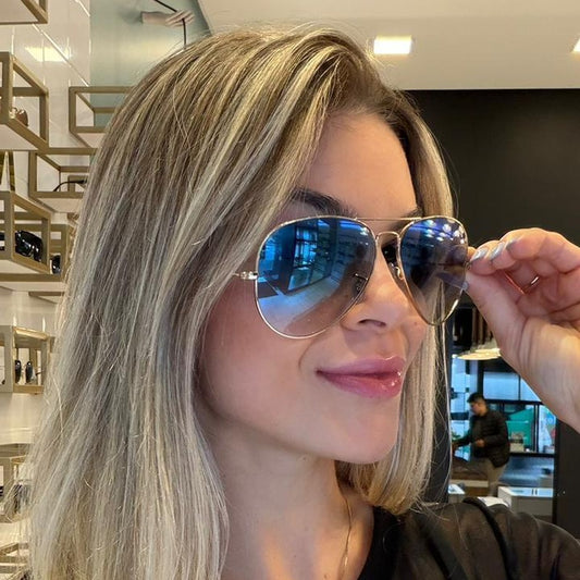 Óculos de Sol Ray-Ban Aviador Prata